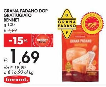 Bennet Grana padano dop bennet offerta