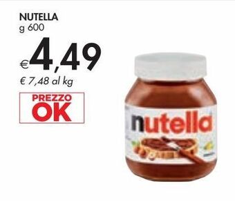 Bennet Nutella offerta