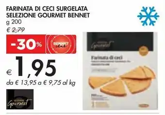 Bennet Farinata di ceci surgelata bennet offerta