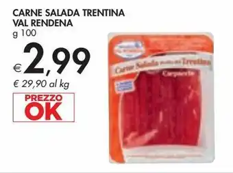 Bennet Carne salada trentina val rendena offerta