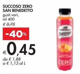 Bennet Succoso zero san benedetto offerta