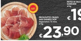 Bennet Prosciutto crudo san daniele dop offerta