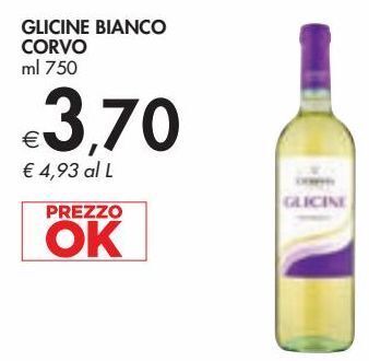 Bennet Glicine bianco corvo offerta