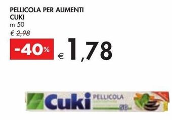 Bennet Pellicola per alimenti cuki offerta