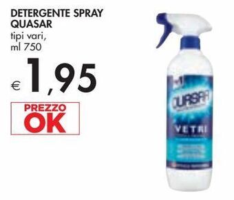 Bennet Detergente spray quasar offerta