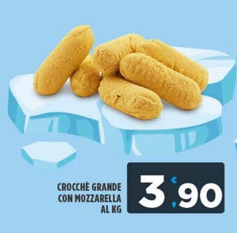 Deco Superfreddo Crocché grande con mozzarella offerta