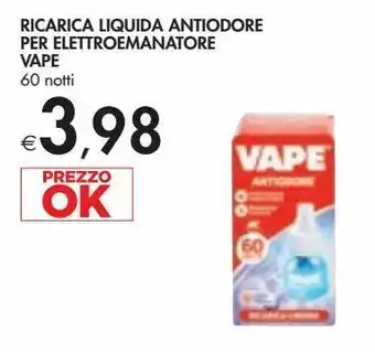 Ricarica liquida antiodore vape