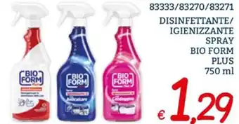 Bio Form Plus Disinfettante/Igienizzante Spray 750 ml