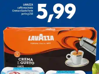 Lavazza Caffè macinato Crema e Gusto Forte 4 pz x 250 g