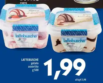 Lattebusche gelato assortito 500 g