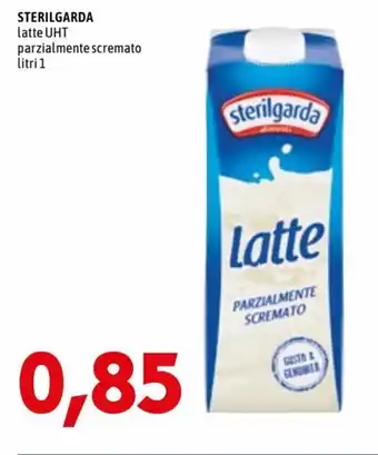 MEGA Sterilgarda Latte UHT parzialmente scremato 1 litri offerta