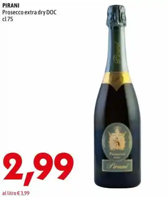 Pirani Prosecco extra dry DOC 75 cl
