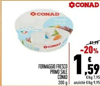 Conad Primo sale Formaggio offerta