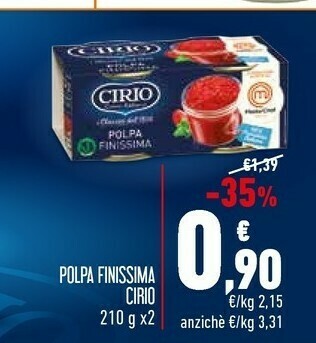 Conad Cirio Pomodori pelati offerta
