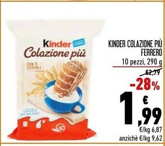 Conad Kinder Colazione Più offerta