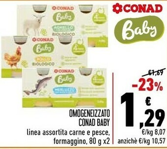 Conad Omogeneizzati offerta