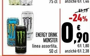 Conad Monster Energy drink offerta