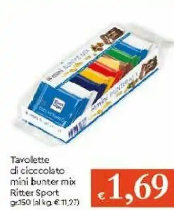 Galassia Ritter sport Cioccolato offerta