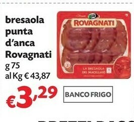 Pam Rovagnati Bresaola Punta D' Anca offerta