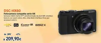 Unieuro Sony Cyber-shot DSC-HX60V offerta