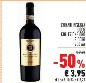 Conad Piccini Collezione Oro Chianti Riserva 750 G(ml) offerta