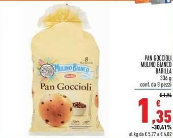 Conad Mulino Bianco Pan Goccioli 336 G(ml) offerta