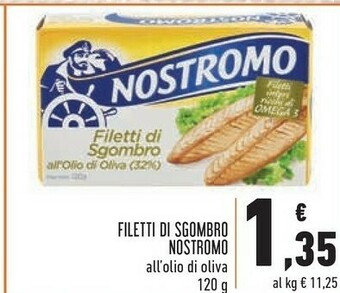 Conad Nostromo Filetti di sgombro offerta