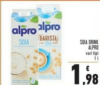 Conad Alpro Latte di soia offerta