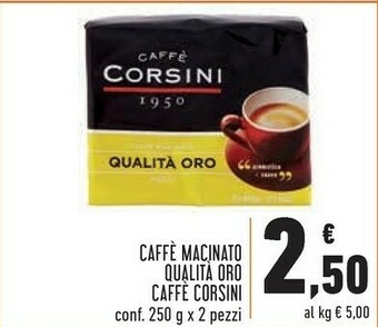 Conad Corsini Caffè offerta