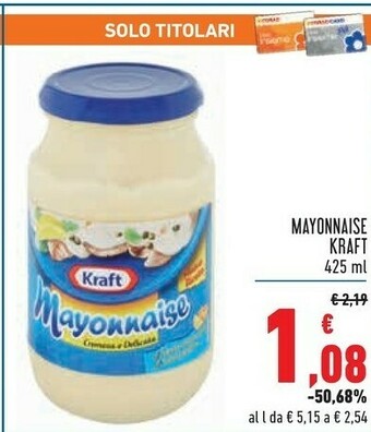 Conad Kraft Maionese offerta