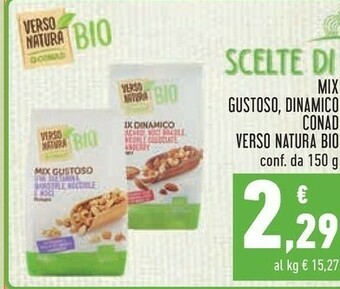Conad Natura bio Frutta secca offerta