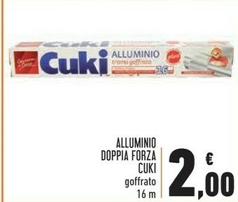Conad Cuki Carta stagnola offerta