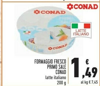 Conad Primo sale Formaggio offerta