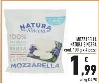 Conad Natura sincera Mozzarella offerta