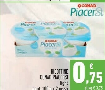 Conad Ricotta offerta