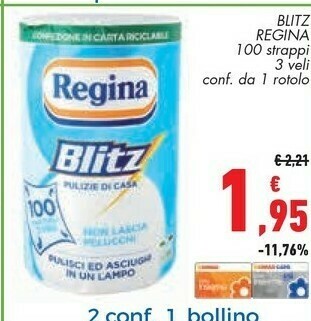Conad Blitz! Rotoli di carta offerta