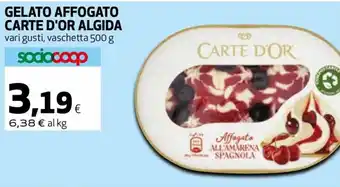 Coop Algida Carte d'Or Gelato Affogato 500 g offerta