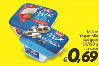 Iper Super Conveniente Müller Yogurt Mix vari gusti 150/120 g offerta