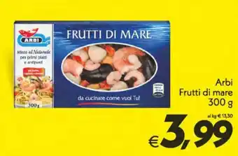 Iper Super Conveniente Arbi Frutti di mare 300 g offerta