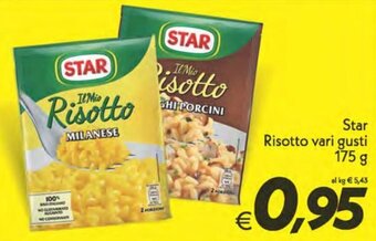 Iper Super Conveniente Star Risotto vari gusti 175 g offerta