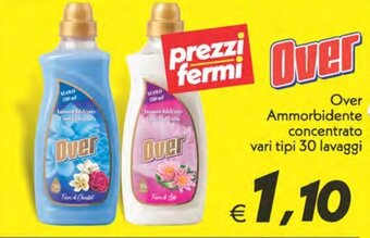 Iper Super Conveniente Over Ammorbidente concentrato vari tipi 30 lavaggi offerta