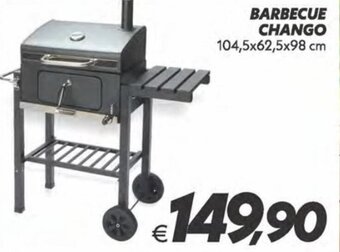 Iper Super Conveniente Barbecue Chango 104,5x62,5x98 cm offerta