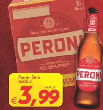 Iper Super Conveniente Peroni Birra 6x66 cl offerta