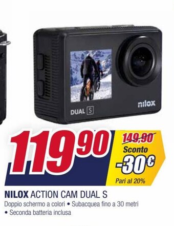 Trony Nilox Action Cam Dual S offerta