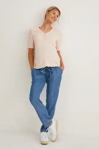 Pantaloni premaman - tencel™