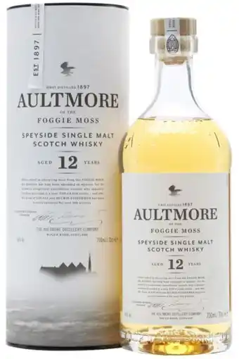 Bernabei Aultmore 12 anni single malt scotch whisky 70cl (astucciato) offerta