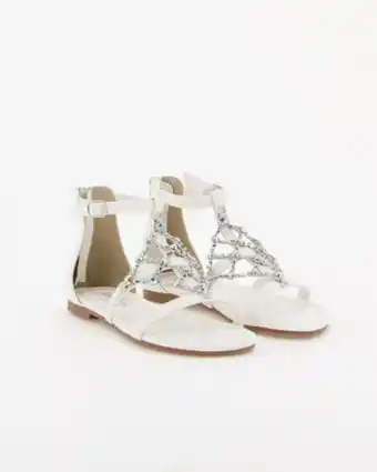 Globo Moda Miss globo - sandali bianchi bimba con decorazione strass offerta