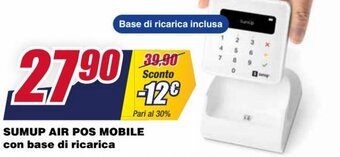 Trony Sumup Air Pos Mobile con base di ricarica offerta