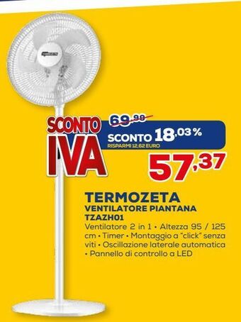 Termozeta ventilatore piantana tzazho1