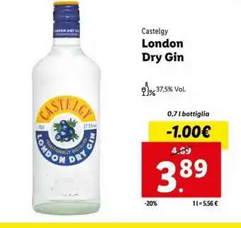 Lidl Londo dry gin offerta